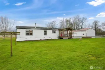 Massive backyard space