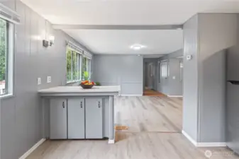 Nice flow throughout the home, creating a comfortable and functional layout.