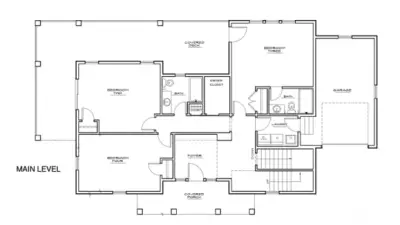 Main level floorpan