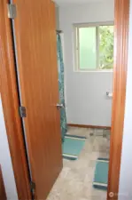 Hallway bathroom.