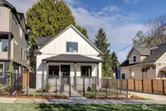 Craftsman ready to impress.  Enter residence via spacious fully fenced & gated front yard.  Includes dedicated off-street driveway parking.