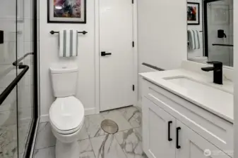 ADU Bathroom with Utility closet