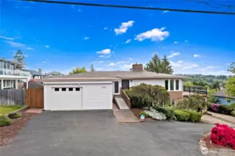 Front of home.