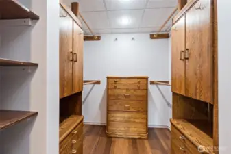Walk in closet.