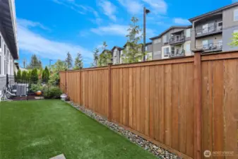 Fully Fenced Backyard