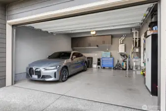 2 Car Garage w/ Epoxy Floors & EV Charger