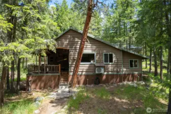 Front and back decks to provide sun, shade, or weather protection year round.
