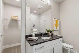 En Suite off upstairs bedroom w/ Shower.