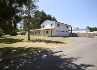 Entrance to home - 3 car garage & lots of parking