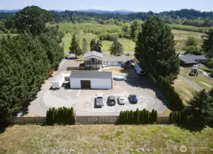 Aerial photo - layout of flat level property