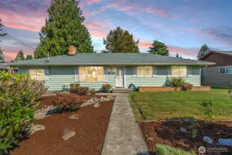 Welcome to your serene retreat in the heart of the Northwest! This stunning home effortlessly blends indoor and outdoor living, highlighted by a beautifully landscaped, fully fenced yard. Imagine waking up to the soothing sounds of rustling leaves and savoring your morning coffee in a private nook overlooking lush greenery. The expansive yard provides the perfect backdrop for entertaining, whether hosting large gatherings or enjoying quiet, peaceful moments. Additional features include a covered patio, garden shed, and outdoor utility sink, making gardening, hobbies, and outdoor living both convenient and enjoyable.
