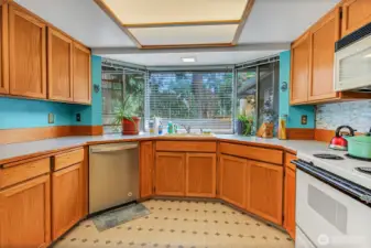 Kitchen has plenty of counter space