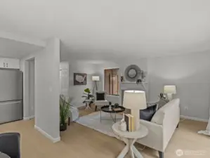 Fresh interior paint, new baseboard trim and fabulous luxury vinyl flooring make this condo a turnkey gem.