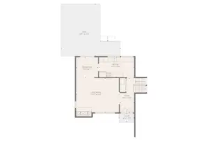 Floorplan of main level.