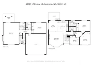 The floorplan shows a functional split level layout that lives large, with the kitchen and dining connected to the deck, and the vaulted living room creating a bright central gathering space. The upper level includes the primary suite with a 3/4 bath, plus two additional bedrooms and a full hall bath. The lower level adds valuable flexibility with a spacious family room, an additional bedroom, a 3/4 bath, a dedicated laundry room, and direct access to the covered patio and backyard.
