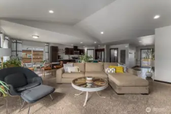 Lots of room for relaxing and entertaining.