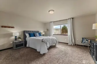 Large primary suite.