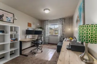 Second bedroom currently used as an office.