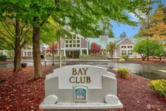 Your HOA dues cover membership in the Bay Club.