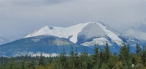 Snow on the Olympics!