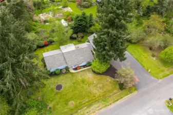 Every season paints a masterpiece! The right side of the parcel has plenty of space for a chicken coop or maybe an ADU? Talk with the county about that possibility! The boundary line stretches 120' from the driveway!