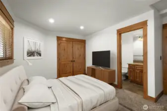 Spacious 3rd bedroom with large en suite.
