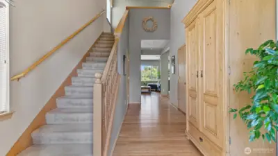 Stairs across from Entry