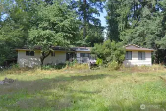 Back of the home