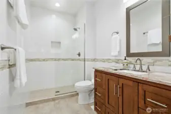 With 3/4 Bath & Washer & Dryer Hookups