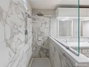 Walk in shower
