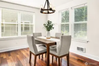 A corner unit, so bright and uplifting.