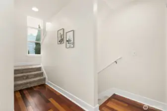 Let's head upstairs to the bedrooms.