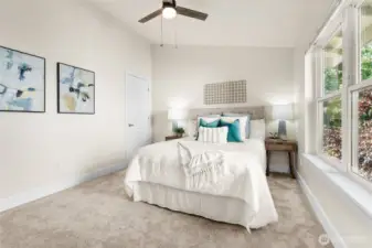 2nd bedroom. Prior owners used it as a work-out space and office!