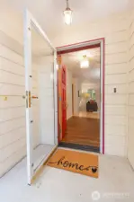 Covered porch welcomes you and your guests.