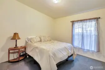 Large bedrooms with new carpet!
