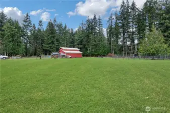 Barn yard view