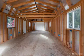 electricity roughed in