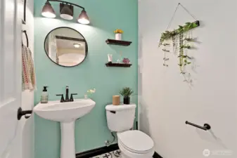 Half bath on main floor