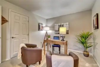 There are 2 closets in the guest room. Perfect for additional storage!