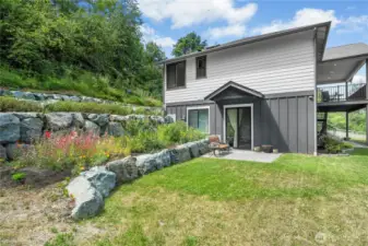 Professionally Landscaped with Rockery