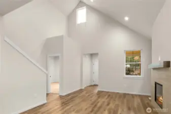 Photos, plans and elevations may be examples representing the community, community  amenities, homes or artist’s renderings that may not accurately represent the actual  condition of a homesite or home as constructed, and may also contain options and  upgrades which are not included in the sale. Trailside Homes reserves the right to make  changes to floor plans, specifications, dimensions, design and elevations without prior  notice. Stated dimensions and square footage, if applicable, are estimated and should  not be used as representations of the home’s actual size