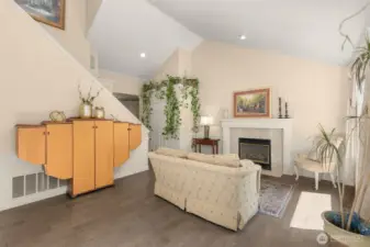 Expansive Hardwood floors, vaulted ceilings flooded with light create impeccable ambiance!