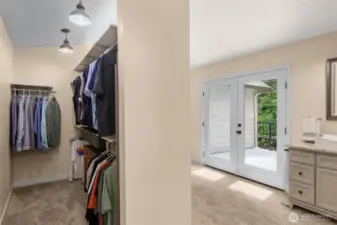 Custom Primary Closet is massive, 2x what you see here.