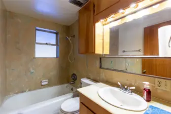 Full bathroom in main home