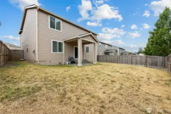 Back Yard Overlooks Greenery