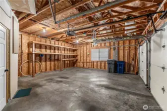 Garage with lots of storage