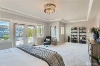 Expansive, bright, and peaceful Primary suite