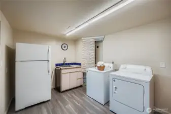 Hugh Utility rm & kitchen in the basement