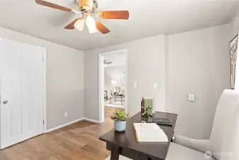 Den off of the living room
