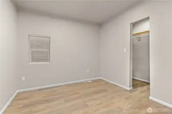 The smaller third bedroom has been used in various ways.  This has even been used as a dining room off of the living room